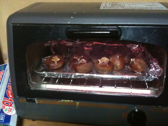 today i am mostly toasting chestnuts